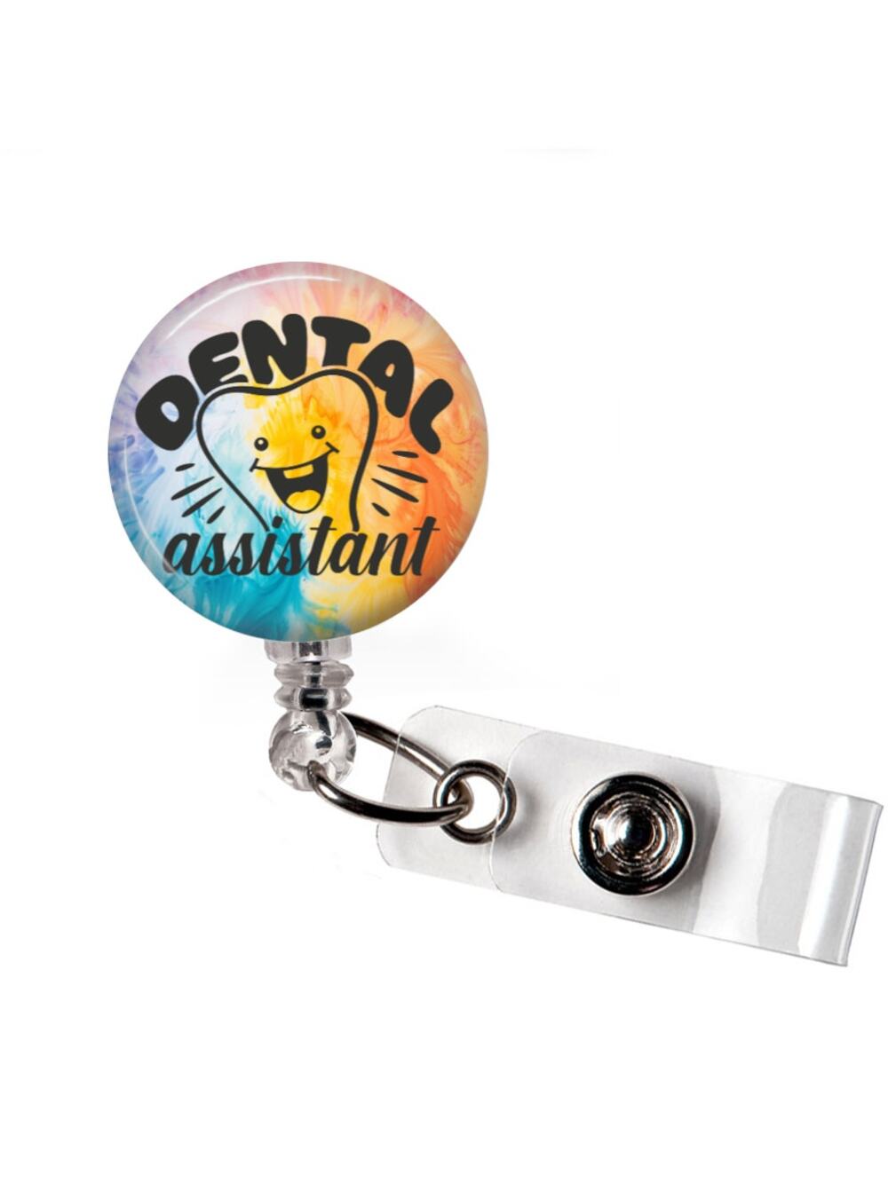 Dental Assistant Badge Reel Dental Assistant Gift Retractable ID Holder